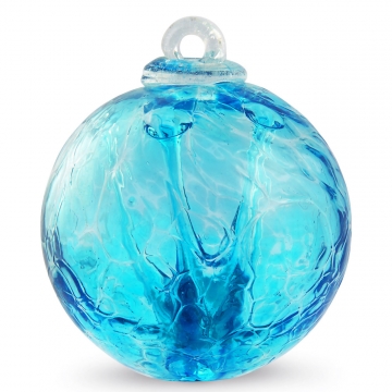 Witch Ball 4" COPPERBLUE